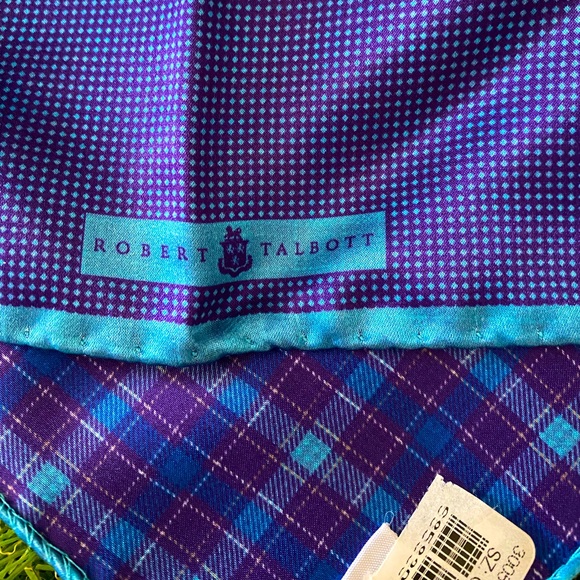 Robert Talbott NWT Tie with Pocket Square - Picture 9 of 11